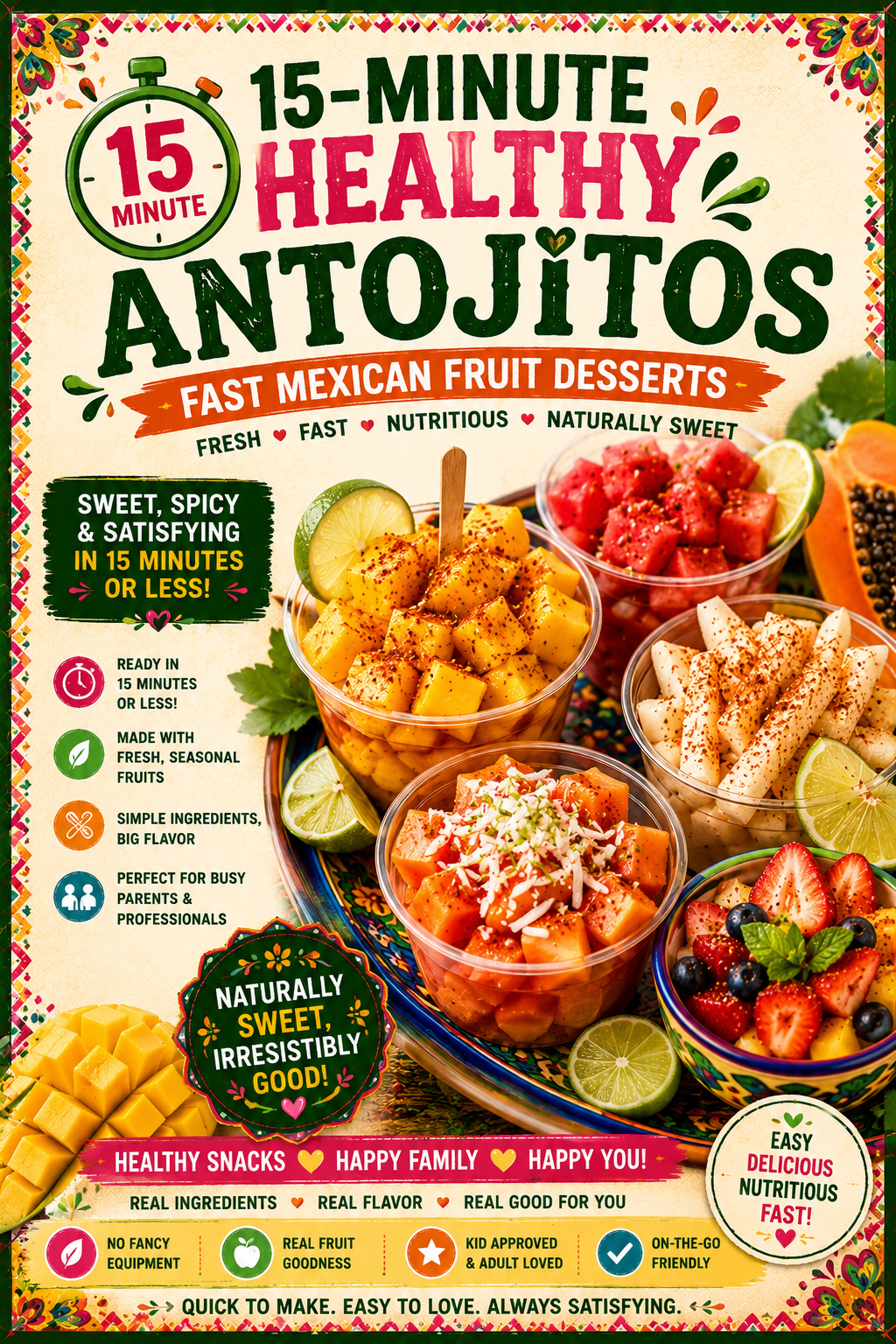15 MINUTE HEALTHY ANTOJITOS