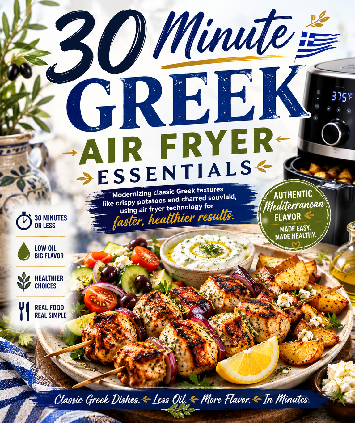 30 MIN GREEK AIR FRYER ESSENTIALS
