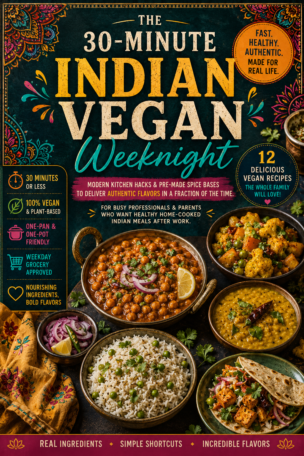 30 MINUTE INDIAN VEGAN WEEKNIGHT