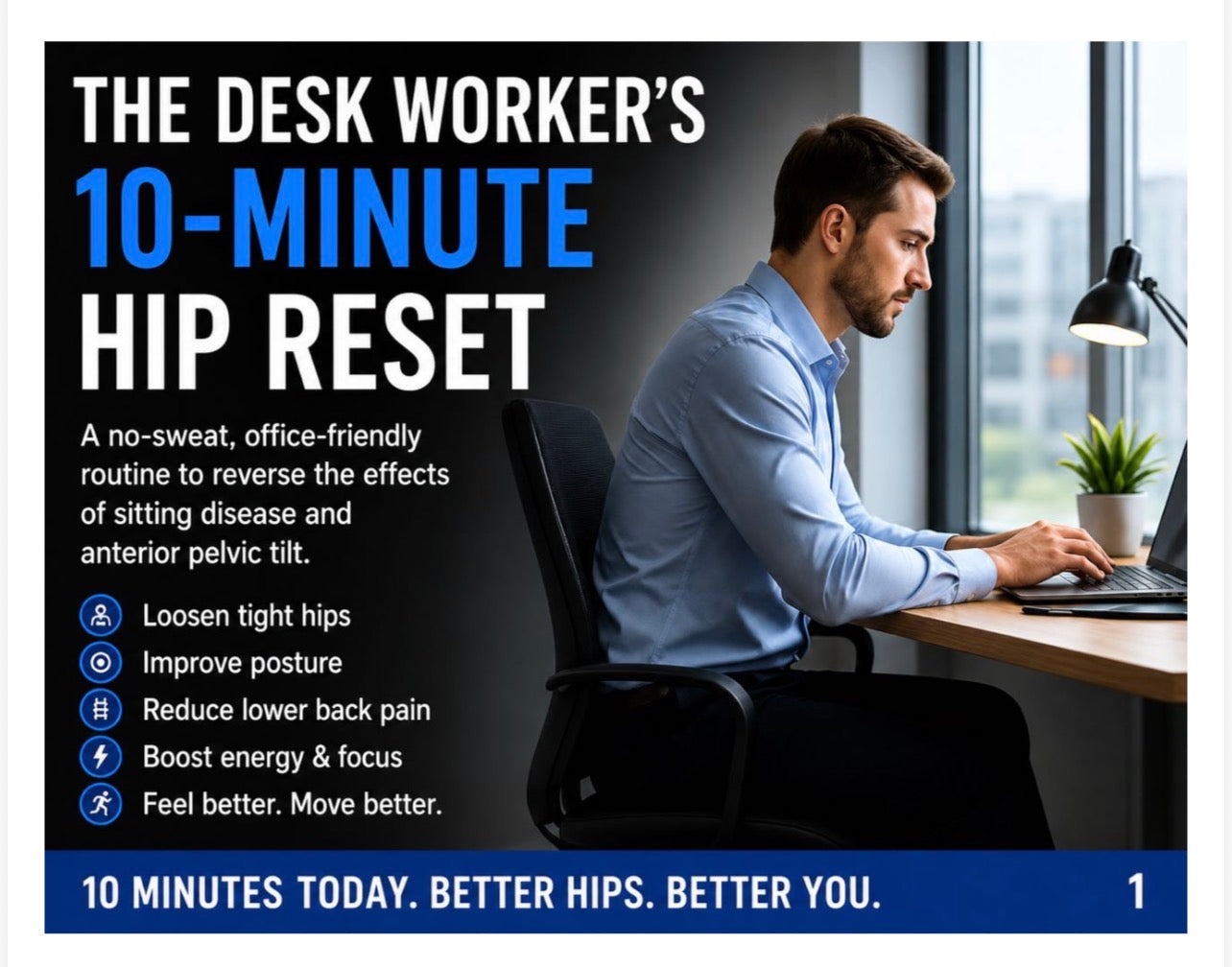 DESK WORKER 10 MIN HIP RESET