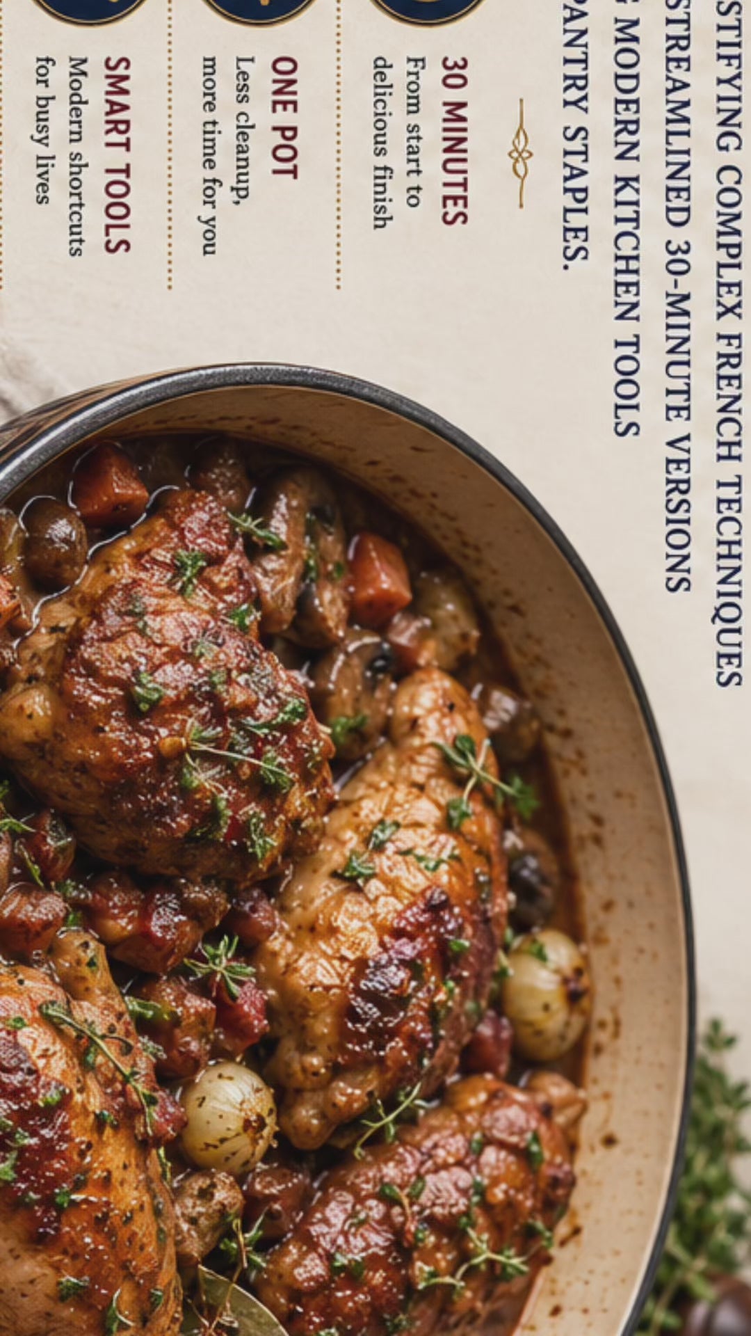 30 MINUTE FRENCH BISTRO
